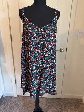 Roxy Floral Slip Dress/ Coverup